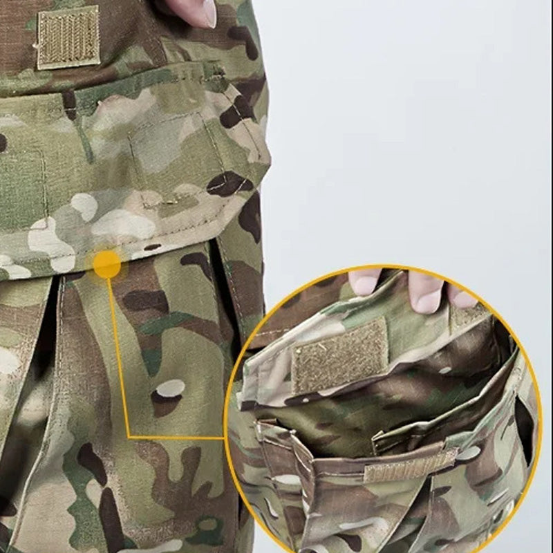 👖👖Pantalones cargo tácticos para hombre con rodilleras integradas: diseñados para ofrecer movilidad, durabilidad y almacenamiento apto para misiones.