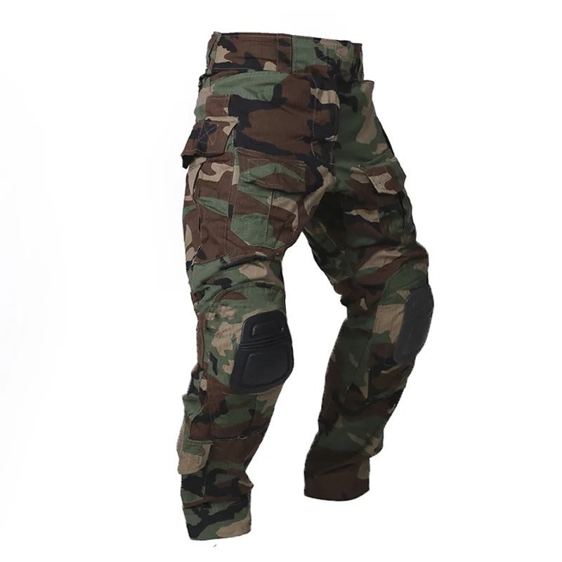👖👖Pantalones cargo tácticos para hombre con rodilleras integradas: diseñados para ofrecer movilidad, durabilidad y almacenamiento apto para misiones.