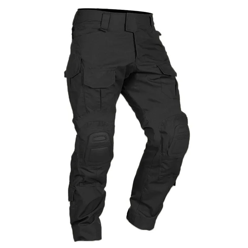 👖👖Pantalones cargo tácticos para hombre con rodilleras integradas: diseñados para ofrecer movilidad, durabilidad y almacenamiento apto para misiones.