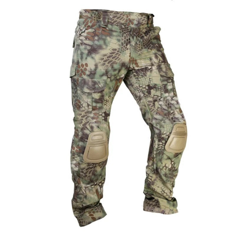 👖👖Pantalones cargo tácticos para hombre con rodilleras integradas: diseñados para ofrecer movilidad, durabilidad y almacenamiento apto para misiones.