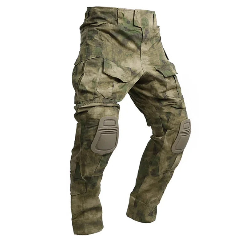 👖👖Pantalones cargo tácticos para hombre con rodilleras integradas: diseñados para ofrecer movilidad, durabilidad y almacenamiento apto para misiones.