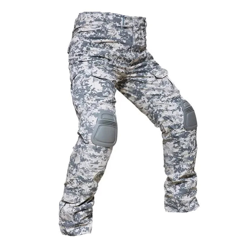 👖👖Pantalones cargo tácticos para hombre con rodilleras integradas: diseñados para ofrecer movilidad, durabilidad y almacenamiento apto para misiones.