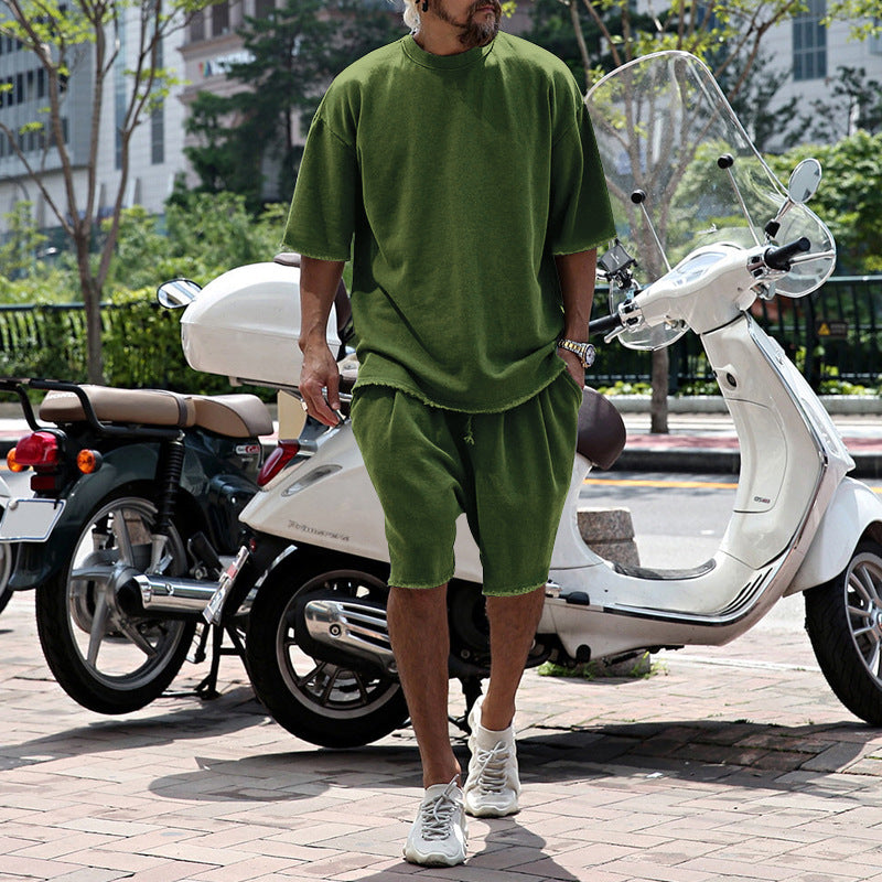 👚 ¡50 % DE DESCUENTO! 🏃 Conjuntos deportivos sin mangas de un solo color, de estilo desenfadado: se secan rápido, son transpirables y perfectos para entrenar y el tiempo libre 💪