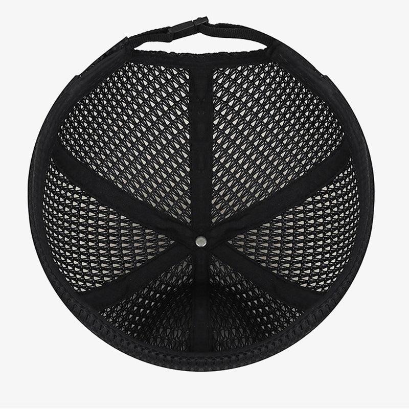 Gorra ligera de malla transpirable sin visera